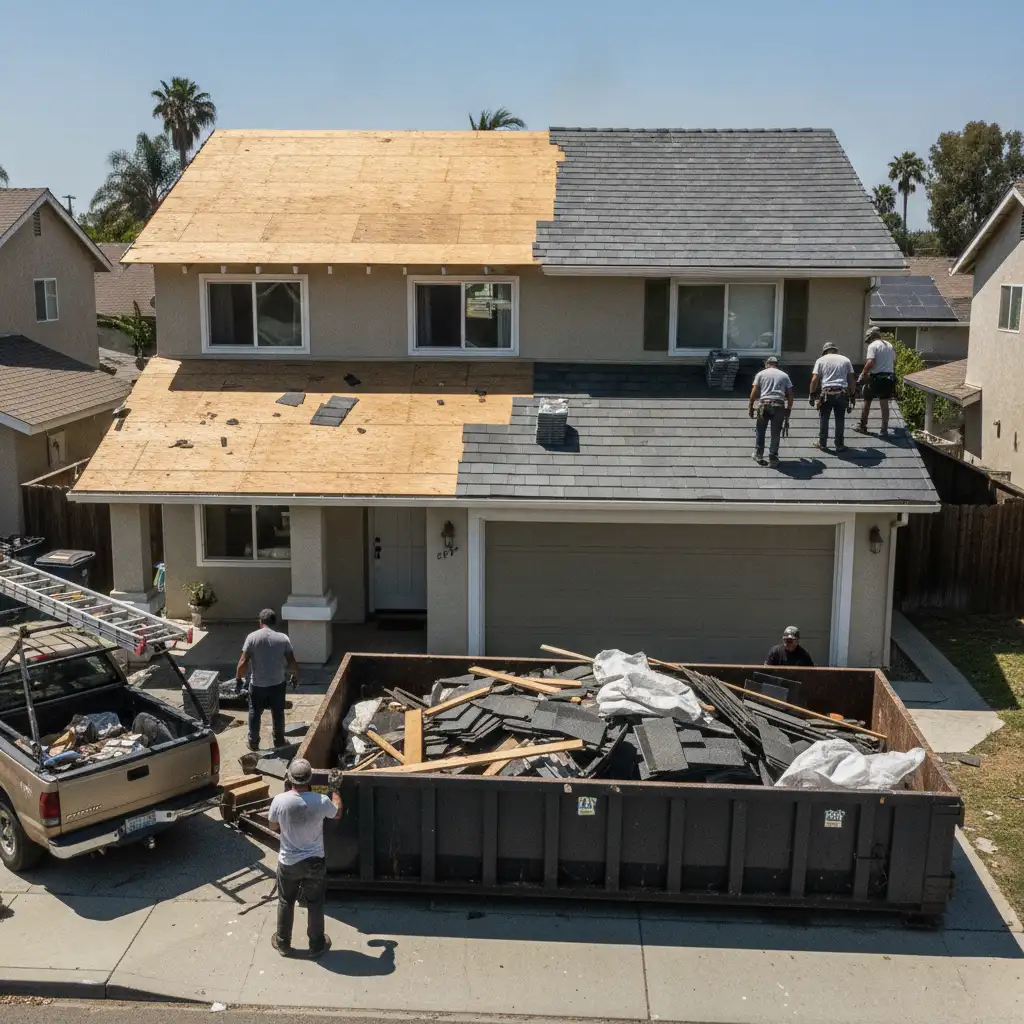 Storm Damage Roof Replacement in La Mirada, CA in La Mirada, CA